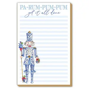 Pa-Rum Get It All Done Nutcracker Luxe Large Notepad