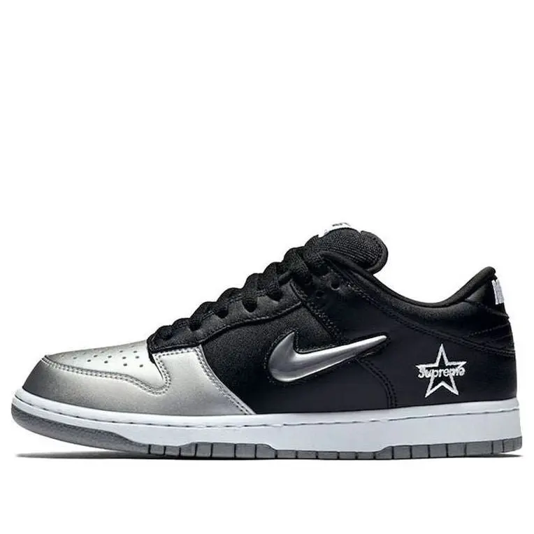 Nike x Supreme SB Dunk Low QS 'Metallic Silver' CK3480-001 Nike x Supreme SB Dunk Low QS 'Metallic Silver' CK3480-001