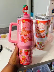 Original strawberry girl 40oz tumbler