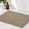 [CLEARANCE] MontVoo Waffle Bath Mat, Non Slip Mats, Ultra Soft, Non-Skid Plaid Design with Tassels, Absorbent, Machine Washable Knitted Mat for Bathroom, Kitchen & Hallway summerwins,back to school,dorm essentials,home decor,home essentials,sohochic