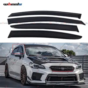 2015-2021 Subaru WRX STI - Side Window Visors Rain Guards , 4PCS OEM-Style Wind Deflectors Sun Shades, Direct Fit Easy Installation Car Exterior Accessories, Keep Interior Dry Allow Fresh Air Auto Parts Accessories