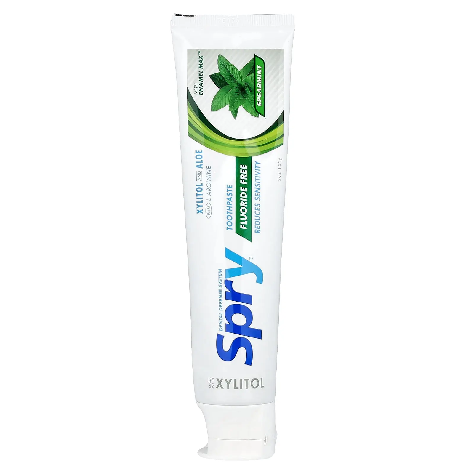 Xlear Natural Spry®, Fluoride Free Toothpaste, Spearmint, 5 oz (141 g)
