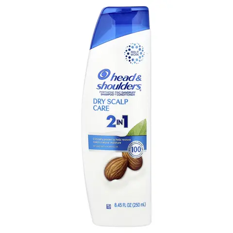 Head & Shoulders 2 in 1 Shampoo + Conditioner, Dry Scalp Care, Infused with Almond Oil, 8.45 fl oz (250 ml)