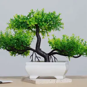 Artificial Small Tree Pot Plants Bonsai Fake Plant Decor Decorative room