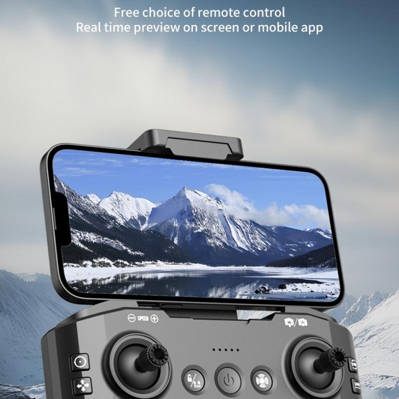 8K  Foldable FPV Drone with Brushless Motors - 2000m Long Control Range, 100m Max Flight Height, 7m/s Speed, 244g Lightweight, 2 Batteries, 360° Obstacle Avoidance & Optical Flow Hovering