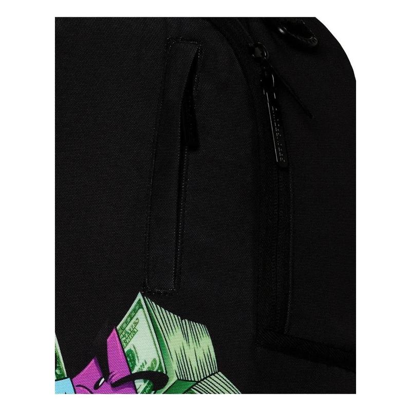 Sprayground Stacked Money Boys DLXR Backpack Unisex L Black Laptop Sleeve GBS76 (Black,Large)