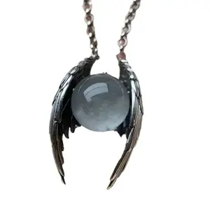 Ghost Wings Pendant Necklace for Women & Men, Retro European & American Fashion Jewelry, Unique Personality Statement Design, Shiny Crystal Accent, Unisex Dainty Layering Accessory, Perfect for Daily Wear, Party & Gift