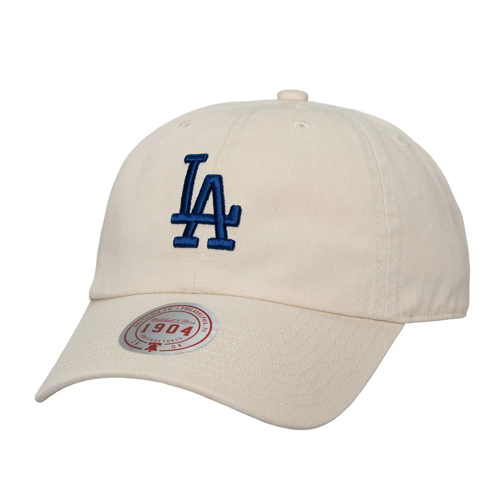 Mitchell & Ness Cream Off-Season Strapback Adjustable Hat