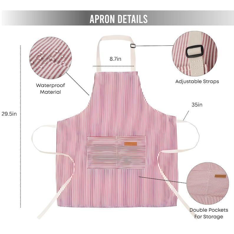 Custom Embroidered Adult Apron with Pockets,Personalized Cooking & BBQ Kitchen Apron, Hostess Gift Idea, Home Chef Gift Custom Embroidered Adult Apron with Pockets,Personalized Cooking & BBQ Kitchen Apron, Hostess Gift Idea, Home Chef Gift