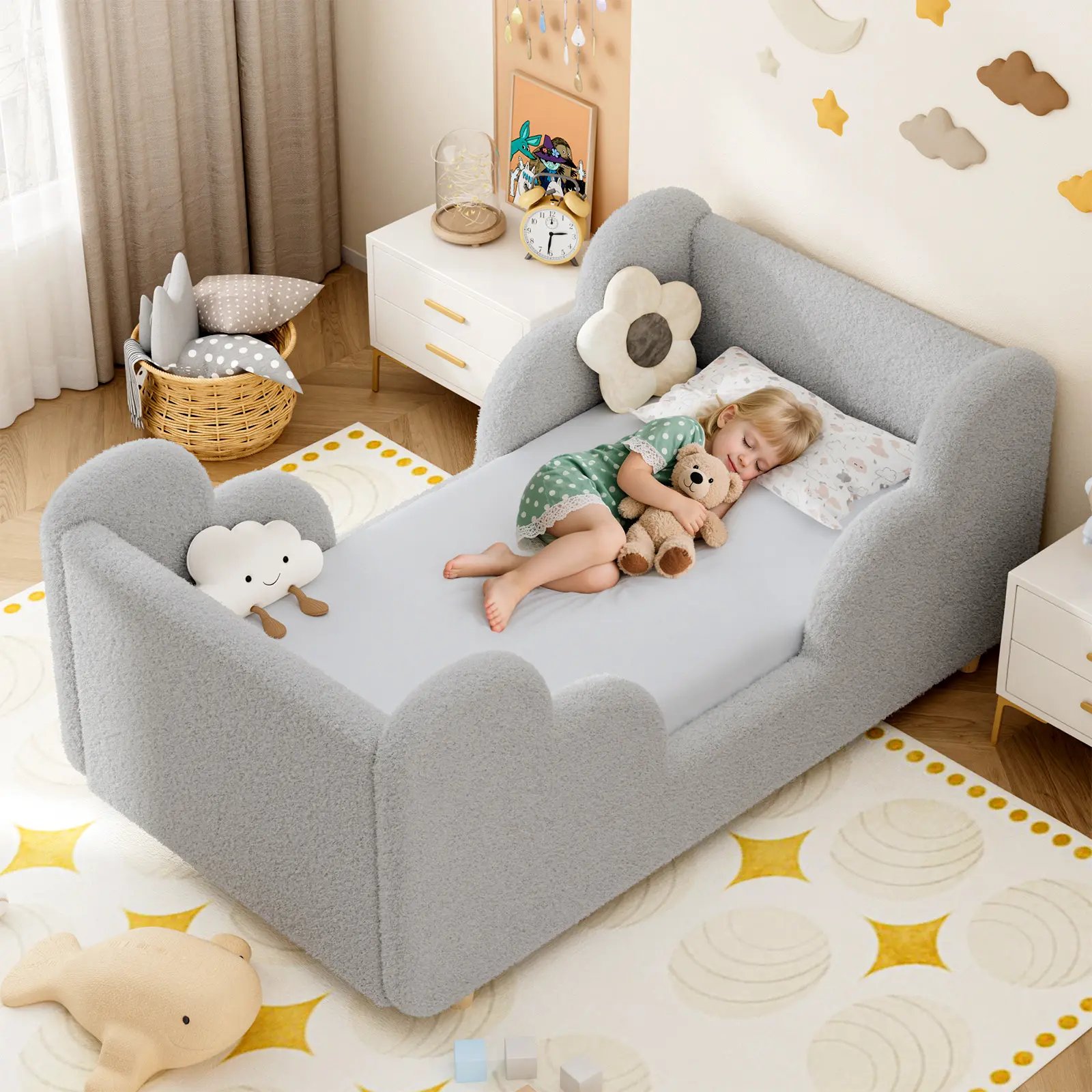 Upgraded Teddy Fleece Gray