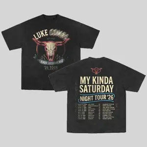 Luke Country Music - My Kinda Saturday Night Tour 2026 Soft Cotton Shirt, 2 Sided Country Concert Tee, Luke Vintage Graphic Shirt, Music Fan Gift GLT