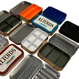 Altoids Tin Organizer Inserts - Durable Plastic Storage for Keys Coins Medication - Compact On-the-Go Solution - 1 Pack Boxes