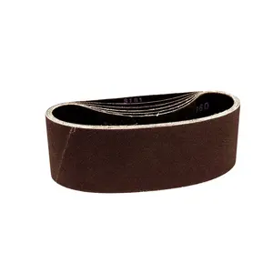 Maverick Abrasives | 4" x 24" Sanding Belts, 9 Pack - Aluminum Oxide Zirconia Ceramic - 36–600 Grit Options - Wet/Dry - For Wood Aluminum Stainless Steel - Portable Belt Sander Compatible