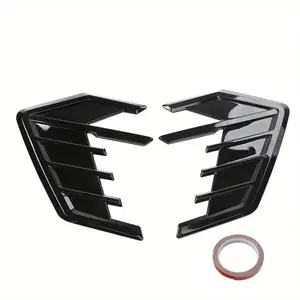 2PCS Universal Car Vent Decals, 3D Fender Side Air Intake Vent Cover Trim Sticker, Hood Scoop Decoration for  Most Vehicles Toyota Corolla Sedan, etc.