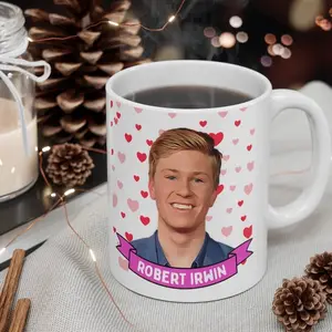 Robert Irwin Cute  Gift, 11oz and 15oz Coffee/Tea , Robert Irwin Ceramic Mug, Cool Funny Robert Irwin  #224