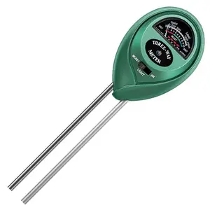 3 in 1 Soil Moisture Meter, Flower & Grass Soil Moisture & Acidity Tester, Monitoring Instrument for Soil PH, Moisture & Nutrient Fertility