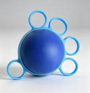 5 Finger Grip Strength Ball With Silicone Sleeve Hand Therapy Exerciser For Elderly Rehabilitation Hand Therapy