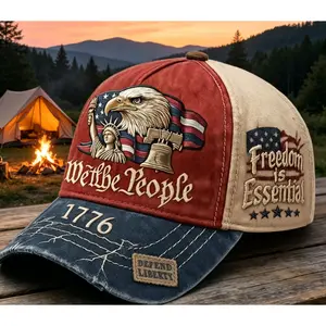 2026 Best-Selling Baseball Cap on Independent E-commerce Platforms, 3D Digital Print Duckbill Cap for Sun Protection, USA 250th Anniversary Duckbill Cap
