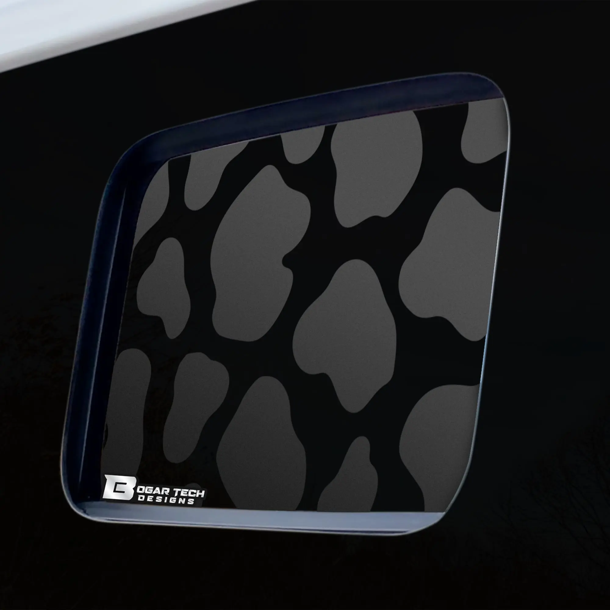 Precut Animal Cow Print Rear Window Fuel Door Decal Stickers Fits Jeep Gladiator 2020-2026