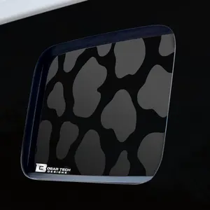 Precut Animal Cow Print Rear Window Fuel Door Decal Stickers Fits Jeep Gladiator 2020-2026
