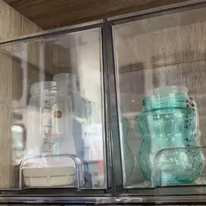 SpaceAid Baby Bottle Storage Organizer for Countertop, 5 Pack, 2S2M1L, 15.4" H