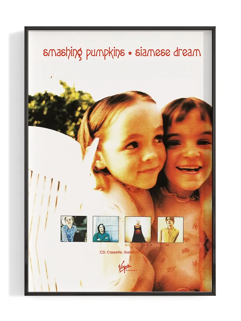The Smashing Pumpkins 'Siamese Dream' Wall Art Poster HD Print Unframed Aesthetic Room Home House Modern Wall Decor Trendy Gift.