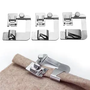Sewing Machine Rolled Hem Foot, 1/3 Counts Sewing Machine Rolled Hem Presser Foot, Sewing Accessories for Brother, Singer, Janome, Sewing Supplies Crafts