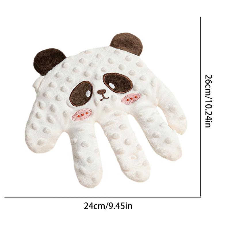 Baby Soothing Palm, Red Bean Stuffed Automatic Baby Patting Hand, Soft Pacifier Toy for Sleep, Newborn Soothing Plush Toy, Gentle Relaxing Patting Motion for Babies & Toddlers