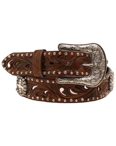 Ariat Women's Women'S 1 1/2" Embossed Concho Belt - A1518602