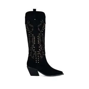 BECKETT "ELLA" BLACK WESTERN BOOT