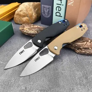 High-Quality Mini 5390 Outdoor Folding Knife, Edc Camping Tool, Portable Survival Knife, 8cr13mov Blade, G10 Handle, Outdoor Survival Supplies