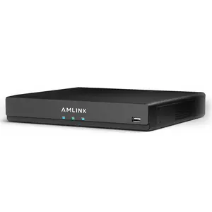 AMLINK 12MP 16CH AI NVR (8-Port PoE), ALN-4216E, Smart NVR, Human Detection & Vehicle Detection - Supports 16 x 12MP IP Cameras, Supports 1 x 20TB HDD (Not Included)