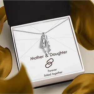 Mother & Daughter | Forever Linked Together | S925 Necklace