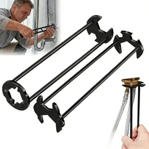 2 Pcs Multifunctional Sink Wrench | 2026 New Basin Faucet Wrench Plumbing Tools for Tight Spaces Kitchen Bathroom | Portable DIY Installation Tool for Homeowners