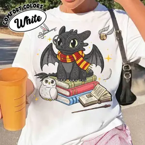 Comfort Colors Toothless Vintage Shirt, Epic Universe Toothless Shirt, Toothless Gryff Costume Witch Halloween Shirt, Night Fury Wizard Universal Studios Unisex Tee