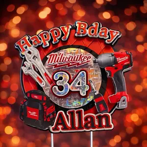 Custom Cake Topper Personalized Party Decoration Handmade High-Quality Cardstock 6-8 Inches Perfect for Birthdays Celebrations
