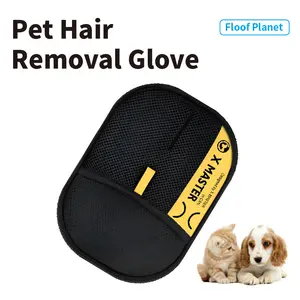 2026 Upgrade Pet Hair Remover Electrostatic Gloves, Reusable Pet Hair Removal Glove for Cats & Dogs, Premium Cat & Dog Hair Remover Mitt for Couch Furniture Carpet Car Seat Shedding Grooming Kit Deshedding Tool