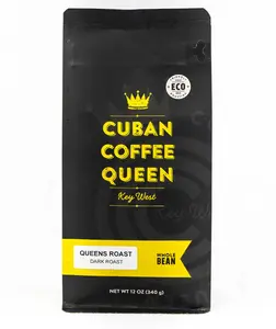 Cuban Coffee Queen's #1 Selling Bean - Queens Roast for Espresso or Dark Coffee Lovers - Tea Beverage Beverage