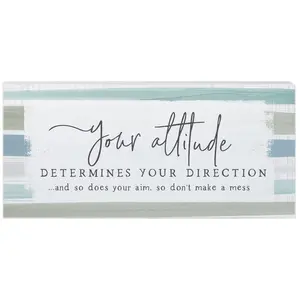 Sincere Surroundings 12" Attitude Direction Insire Board