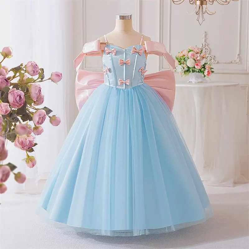 Light blue flower girl dress - TikTok Shop