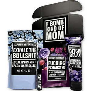 F Bomb mom Gift Box Set, Self Care Gift Box For Women