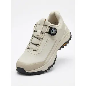 Men's Running Hiking Shoes Lightweight Breathable Sports Sneakers Outdoor Mountaineering Shoes Durable Trekking Sneakers Comfortable Walking Shoes Knob Closure Casual Athletic Shoes All Terrain