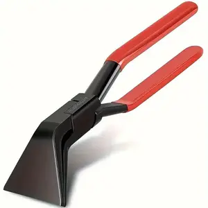 Manual Bending Pliers, Heavy Duty Durable Steel Plate Bender for Metalworking, Solid Flat Design, Ideal for Straight/45°/90° Steel Plates, Industrial Tool
