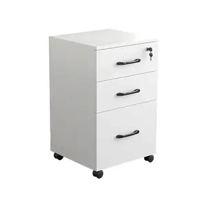 3-layer drawer style mobile filing cabinet, Rolling vertical filing Cabinet, Suitable for storage cabinets in offices and home offices, Independent filing Cabinet, Minimalist style
