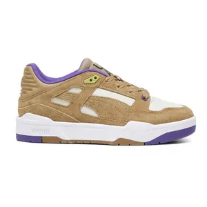 PUMA Womens Slipstream Infuse Perforated Lace Up Sneakers Shoes Casual - Brown, White