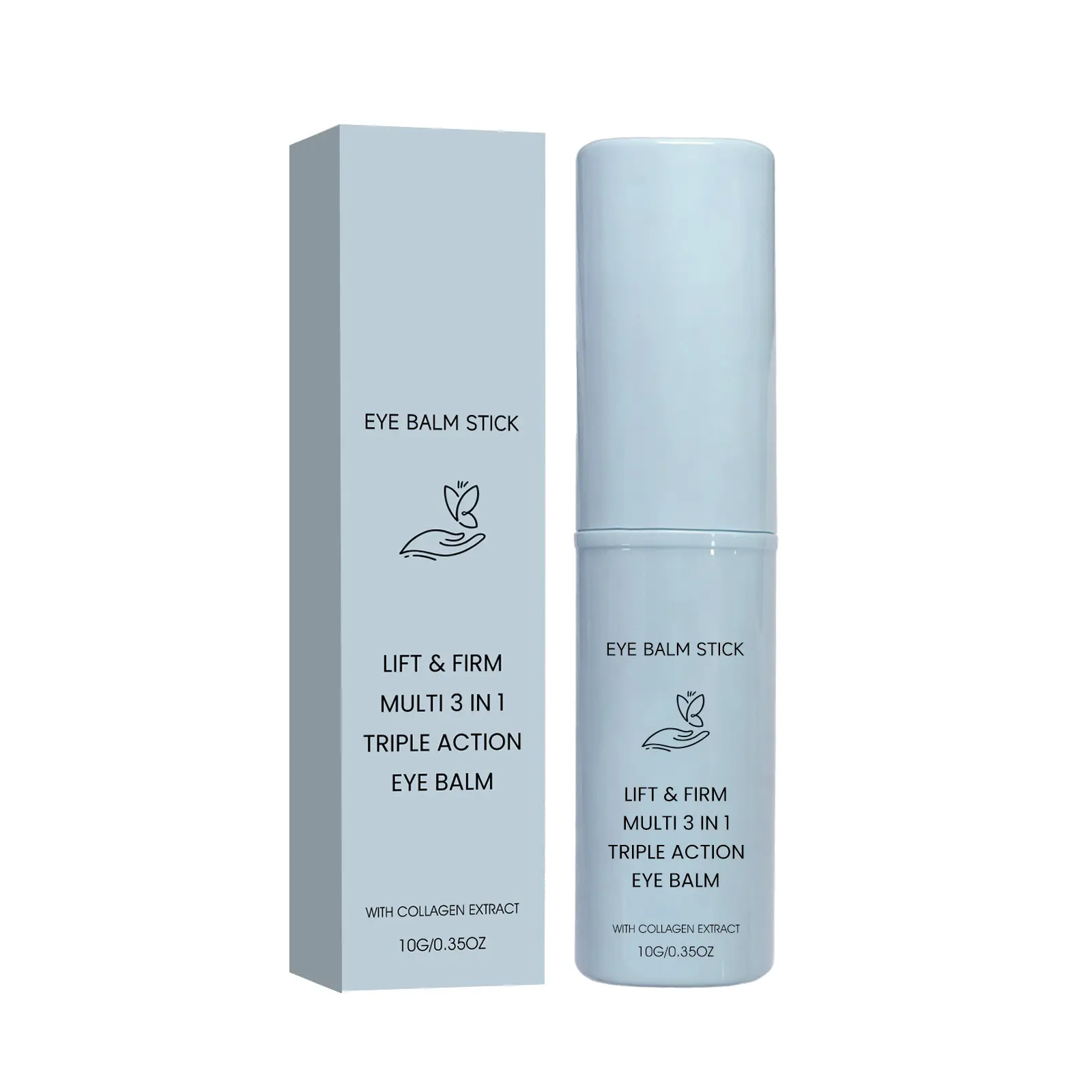 Luxe Eye Balm, Eye Balm Stick, 3-in-1 Hydrating & Smoothing Eye Cream with Collagen, Lightweight Formula for Daily Eye Care, Portable Design
