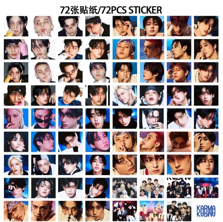 127pcs New Album KARMA HOP Photo Card Stickers Kpop Merch Lomo Cards Set Fans Collection Cards Gift