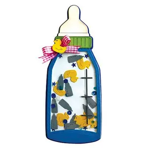 Crafts & Sewing The Stamps of Life Baby Bottle Slimline Shaped Card Fold-it Die Set