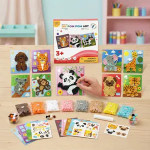 DIY Pom Pom Art - 10pcs ( Set 4)