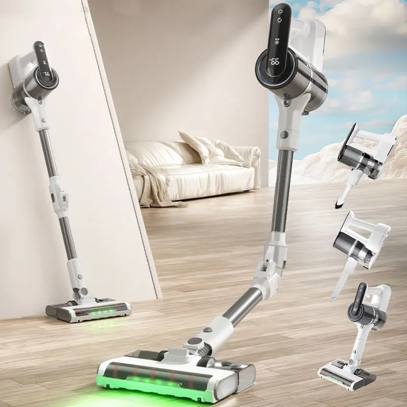 Cordless Powerful Vacuum Cleaner with Multiple Attachments for Comprehensive Cleaning